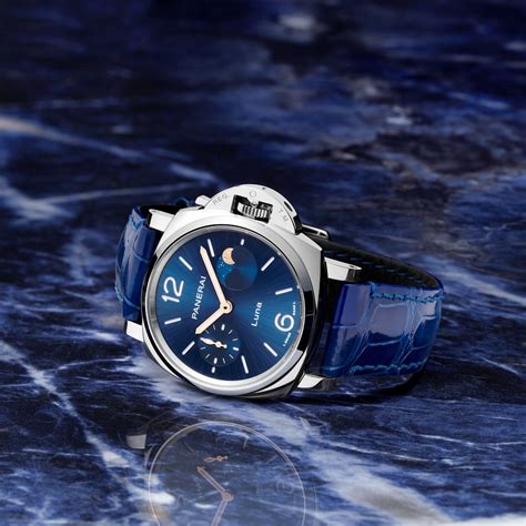 panerai luna moonphase|The New Luminor Due Luna .